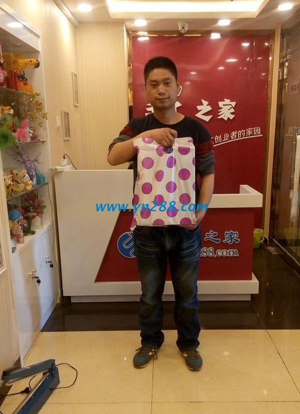 江蘇邳州索先生看重手工活之家發(fā)展好前景，親自來(lái)公司總部考察項(xiàng)目(圖1)