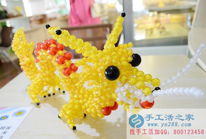 湖南省永州 來料加工手工活 水晶情侶貔貅黑曜石 招財轉(zhuǎn)運(yùn)手串外發(fā)加工(圖4)