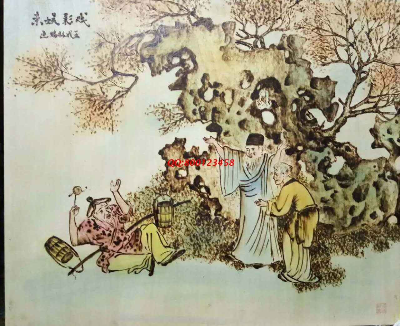 【民間手工藝品推介】邱縣傳統(tǒng)純手工烙畫，《二十四孝系列》預約定制，尺寸46*39cm