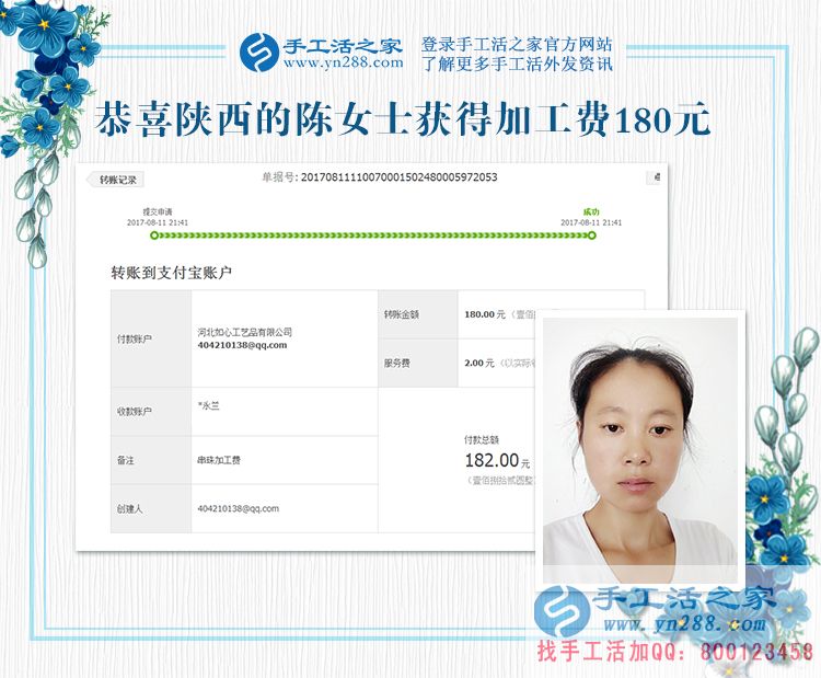 家庭主婦怎樣考察能在家賺錢的手工活，陜西安康的陳女士有話說(shuō)(圖1)