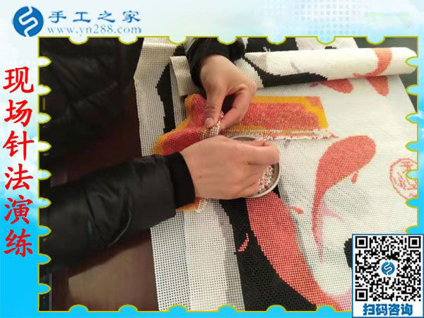 這個(gè)彩珠繡外發(fā)手工活很適合我，天津退休人員楊女士這樣對(duì)大家說