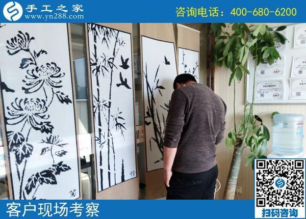 3月19日，急招在家加工手工活手工加工人員，這個免押金手工活外發(fā)加工項目很缺人！手工之家接待考察加工客戶剪影