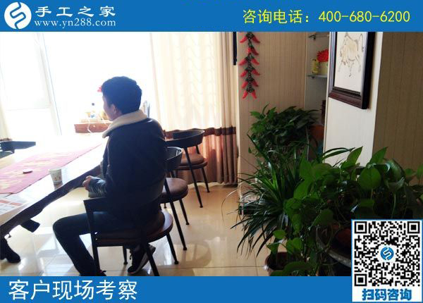 3月19日，急招在家加工手工活手工加工人員，這個免押金手工活外發(fā)加工項目很缺人！手工之家接待考察加工客戶剪影