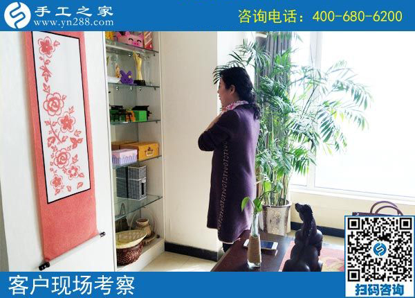 3月19日，急招在家加工手工活手工加工人員，這個免押金手工活外發(fā)加工項目很缺人！手工之家接待考察加工客戶剪影