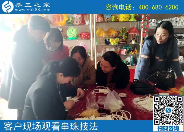 3月23日，找在家做的手工活，能賺錢的手工活，就選這里，手工之家接待考察加工客戶剪影