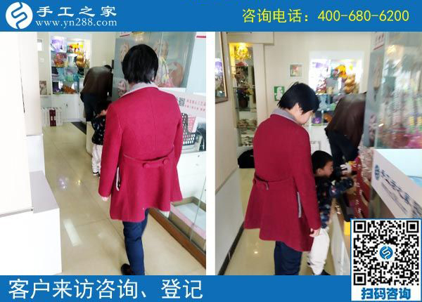 天津手工活加工粘花沒賺到錢，李女士在手工之家找到賺錢手工活(圖1)
