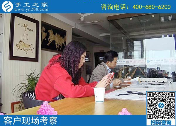 4月13日，可以寄到家做的手工活，正規(guī)手工外發(fā)廠是怎樣做服務的？手工之家接待考察加工客戶剪影
