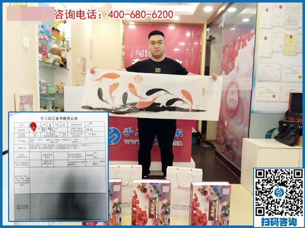 5月30日，找手工活做，這里的珠繡手工活是真正在家可以做的手工活，手工之家接待考察加工客戶剪影