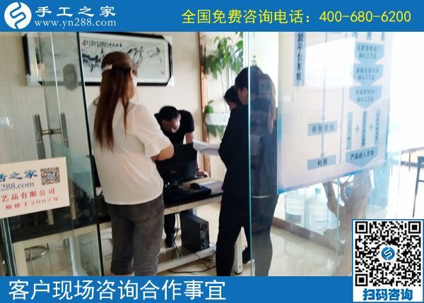 更換地址接著做珠繡正規(guī)供料的手工活，河北衡水張女士對(duì)手工之家滿意極了