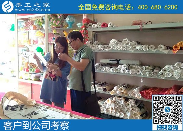 9月26日，什么是適合大家做的外發(fā)手工活？看大家的選擇。手工之家接待考察加工客戶剪影