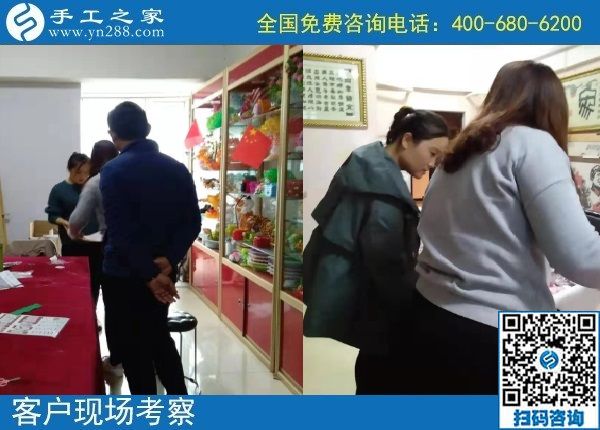 10月14日，好做的手工活大家都喜歡，就像珠繡串珠外發(fā)手工活一樣，手工之家接待考察加工客戶剪影
