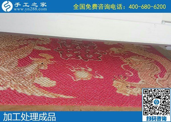 10月21日，簽正規(guī)合作協(xié)議的外發(fā)手工活，就是勵(lì)志珠珠繡，手工之家接待考察加工客戶剪影