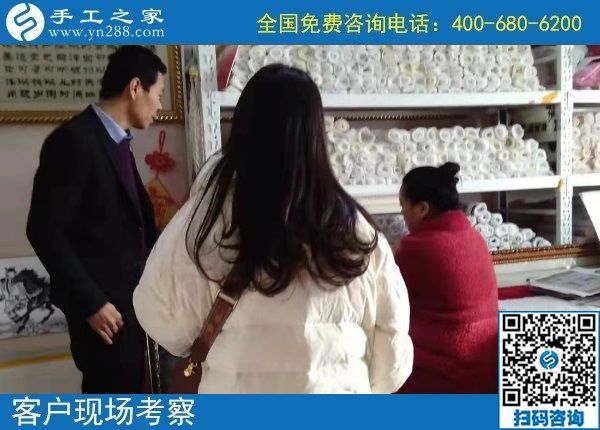 12月18日，拿回家做的手工活，找手工活做，就做這里的珠繡外發(fā)手工活。手工之家接待考察加工客戶剪影