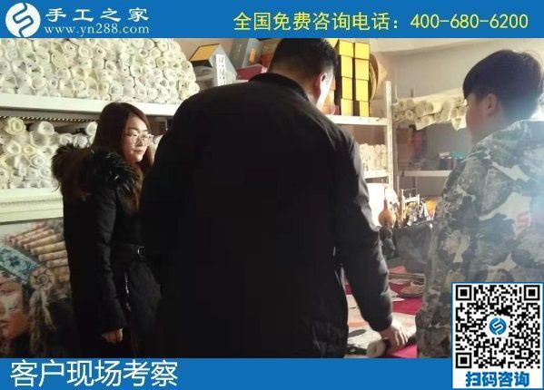 12月28日，在家做手工活掙錢，手工活代理加工項(xiàng)目，就選勵(lì)志珠串珠外發(fā)手工活，手工之家接待考察加工客戶剪影