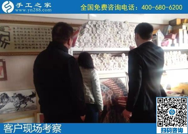 12月28日，在家做手工活掙錢，手工活代理加工項(xiàng)目，就選勵(lì)志珠串珠外發(fā)手工活，手工之家接待考察加工客戶剪影