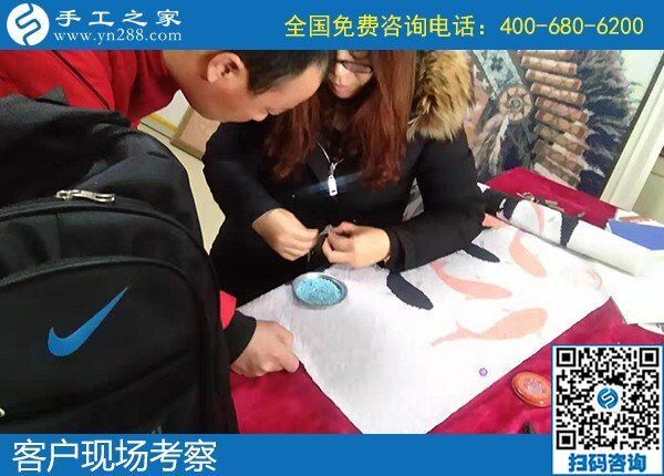 1月7日，正規(guī)手工活外發(fā)加工項目，在家賺錢的手工活沒有男女之分。手工之家接待考察加工客戶剪影