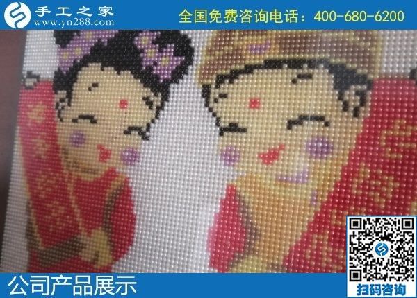 1月11日，手工活外發(fā)回收，能在家做的手工活，就是安全靠譜的勵志珠珠繡，手工之家珠繡成品細節(jié)實拍