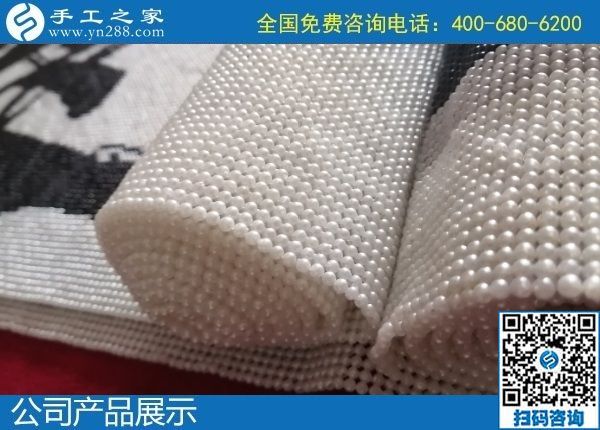 1月11日，手工活外發(fā)回收，能在家做的手工活，就是安全靠譜的勵志珠珠繡，手工之家珠繡成品細節(jié)實拍