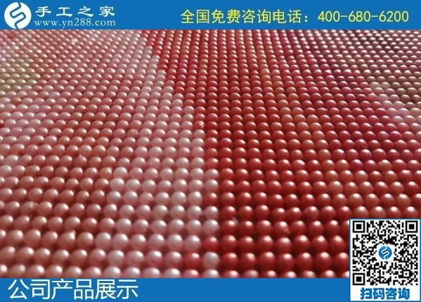 1月11日，手工活外發(fā)回收，能在家做的手工活，就是安全靠譜的勵志珠珠繡，手工之家珠繡成品細節(jié)實拍
