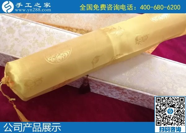 1月21日，在家做手工活掙錢，手工活加盟項目就是珠繡外發(fā)手工活，手工之家接待考察加工客戶剪影