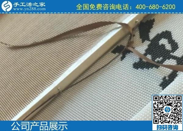 2月3日，手工活加盟項目，拿回家做的手工活，就是珠繡外發(fā)手工活，手工之家珠繡細節(jié)成品實拍