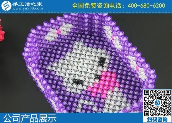 2月7日，純手工活外發(fā)加工，手工活賺錢(qián)，就選這個(gè)珠繡外發(fā)手工活，手工之家珠繡立體串珠類(lèi)成品實(shí)拍