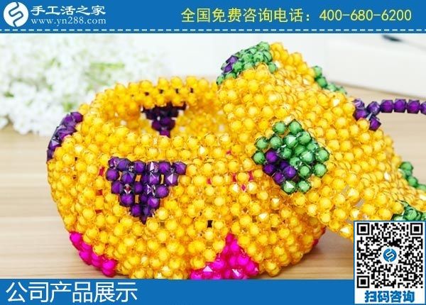 2月7日，純手工活外發(fā)加工，手工活賺錢(qián)，就選這個(gè)珠繡外發(fā)手工活，手工之家珠繡立體串珠類(lèi)成品實(shí)拍