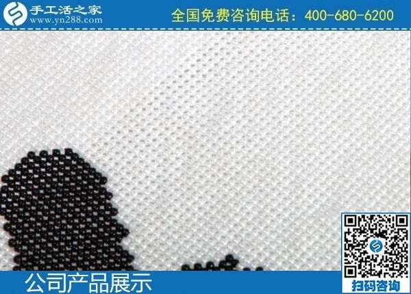 2月9日，手工活代理加工項目，正規(guī)手工活加盟項目就是珠繡手工活，手工之家珠繡成品實拍