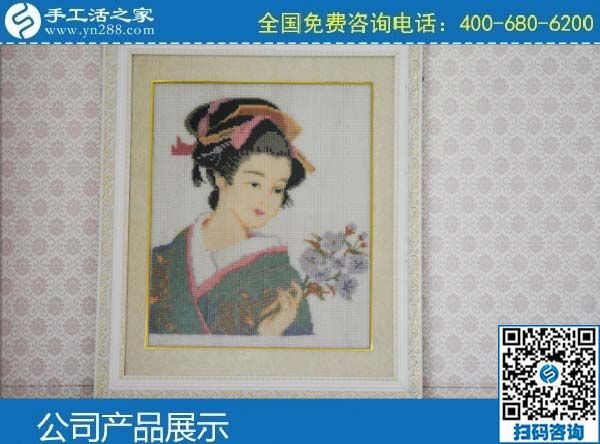 2月29日，找手工活代理加工項目，有沒有在家做的手工活？手工之家勵志珠珠繡成品實拍