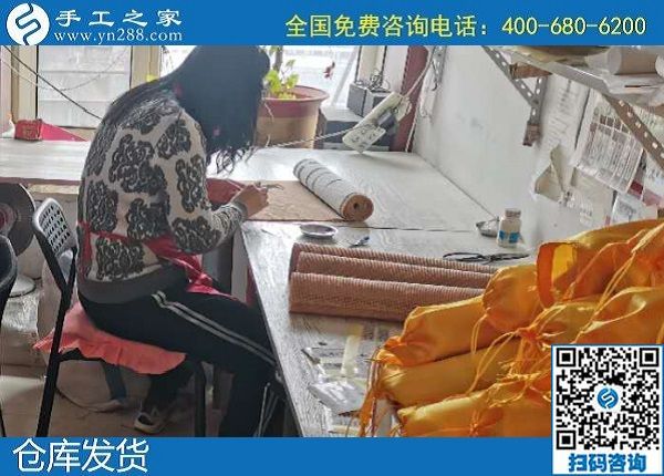 3月2日，真實可靠的手工活加工，正規(guī)代理手工活加工項目就是珠繡手工，手工之家材料倉庫集中安排發(fā)貨