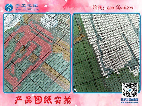農(nóng)村婦女愛做的手工活，手工之家平面串珠繡(圖1)