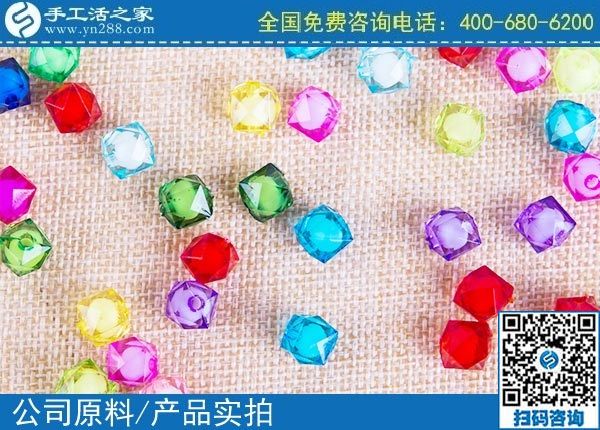 3月27日，純手工活外發(fā)加工，拿回家做的手工活，就選男女都能做的珠繡，手工之家立體串珠繡珠實(shí)拍