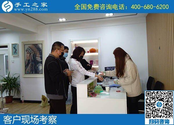 4月3日，代理手工活加工項(xiàng)目、真實(shí)可靠的外發(fā)手工活就選這里，手工之家接待考察加工客戶剪影