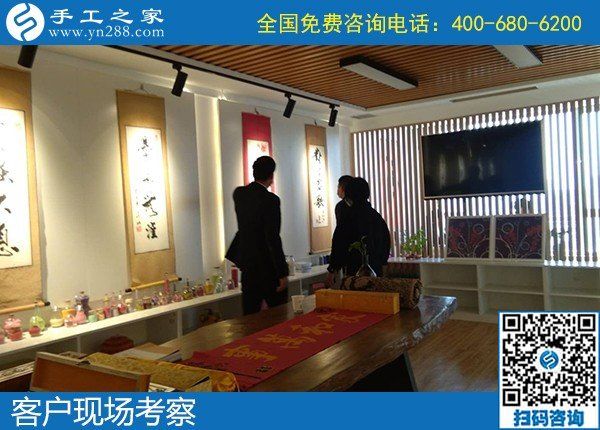 4月17日，純手工活外發(fā)加工，真實(shí)可靠的手工活加工就選簡單好做的勵(lì)志珠珠繡，手工之家接待考察合作加工客戶剪影