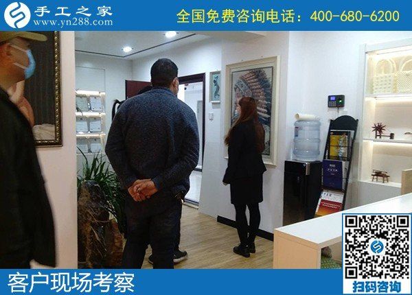 4月22日，組織人做手工活賺錢、代理手工活加工項(xiàng)目，就選勵(lì)志珠創(chuàng)業(yè)好項(xiàng)目，手工之家接待考察合作加工客戶剪影