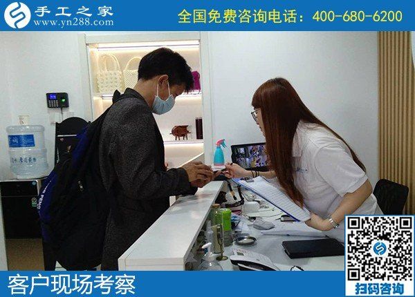 5月6日，代理手工活加工項(xiàng)目，正規(guī)外發(fā)手工活來(lái)料加工，選正規(guī)手工活勵(lì)志珠珠繡，手工之家接待考察合作加工客戶剪影