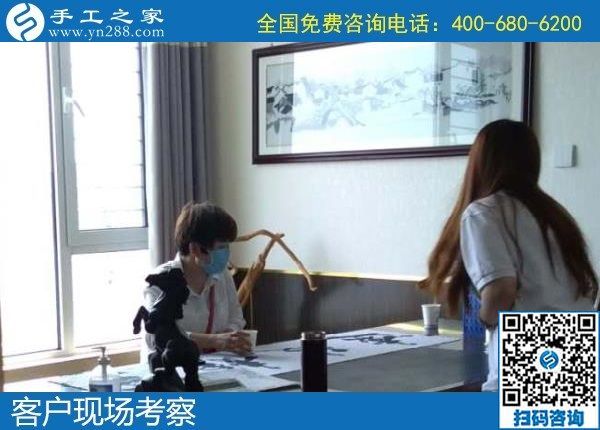 5月14日,拿回家做的手工活，正規(guī)加工回收手工活，選擇勵(lì)志珠珠繡，手工之家接待考察加工客戶剪影
