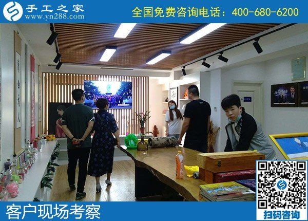 5月16日，可靠的手工活外發(fā)、放心拿回家做的手工活就是勵志珠珠繡，手工之家接待考察合作加工客戶剪影