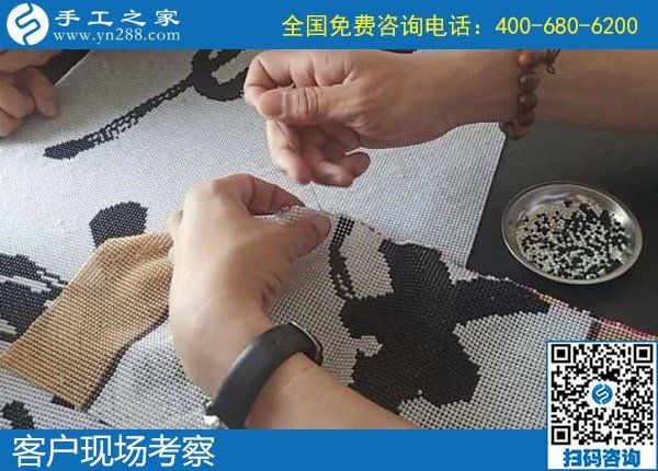 5月23日，拿到家做的手工活，手工活賺錢，就選有歷史、服務好的老手工企業(yè)，手工之家接待考察加工客戶剪影(圖4)
