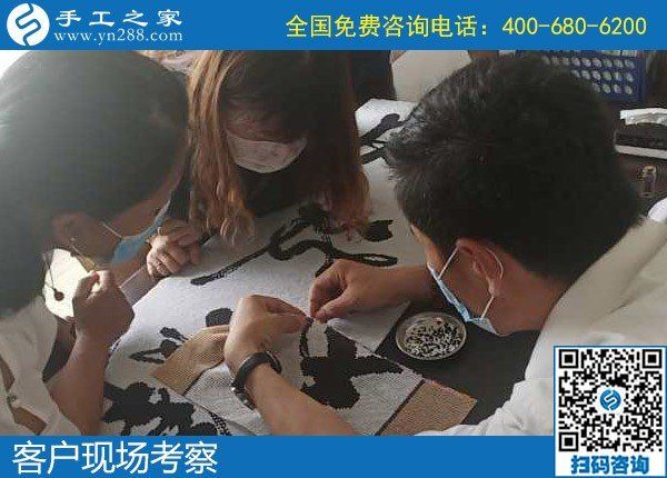 5月23日，拿到家做的手工活，手工活賺錢，就選有歷史、服務好的老手工企業(yè)，手工之家接待考察加工客戶剪影(圖3)