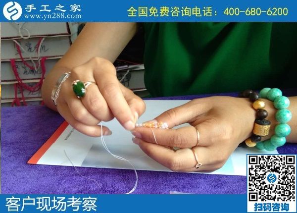 5月25日，手工加工回收項目，靠譜的手工活代理加工項目，選有成績的老企業(yè)，手工之家接待考察加工客戶剪影