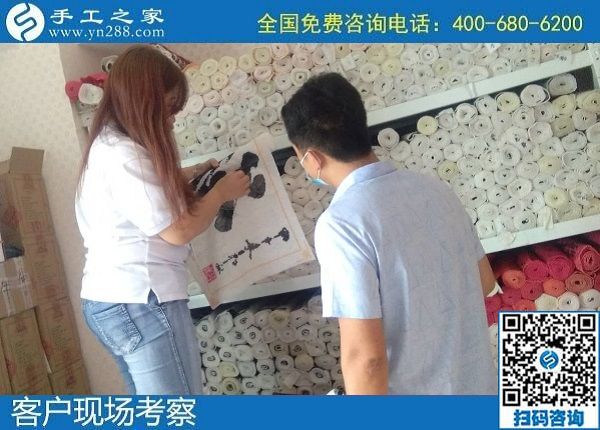 6月27日，在家做外發(fā)手工活的直接收獲，除了掙錢，就是陪伴，手工之家接待考察加工客戶剪影