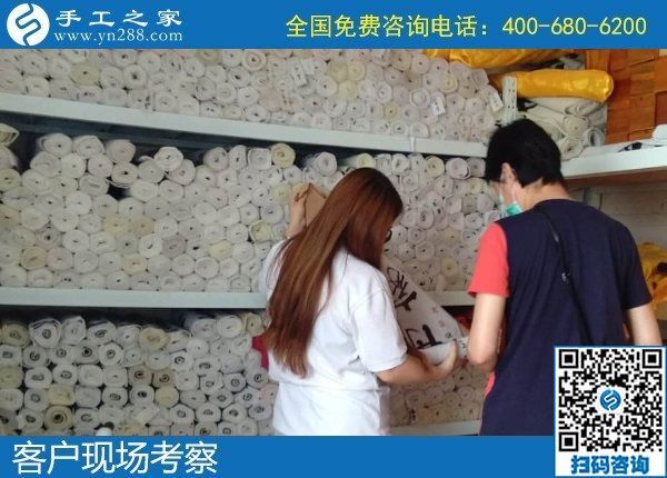 7月2日，怎樣的外發(fā)手工活才讓人放心？想把手工活拿回家做，選勵志珠珠繡，手工之家接待考察加工客戶剪影
