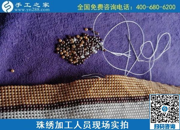 7月27日，是不是可信可靠的外發(fā)手工活，用加工費結(jié)算判斷是個好方法，手工之家接待考察加工客戶剪影
