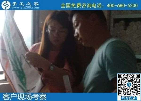 8月5日，什么人群適合做這個(gè)拿回家做的手工活？手工之家十多年的發(fā)展里有答案。手工之家接待考察加工客戶剪影