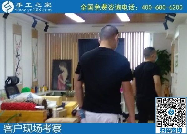 8月6日，拿回家做的手工活，大家說這個正規(guī)供料的手工活能掙錢，手工之家接待考察合作加工客戶剪影