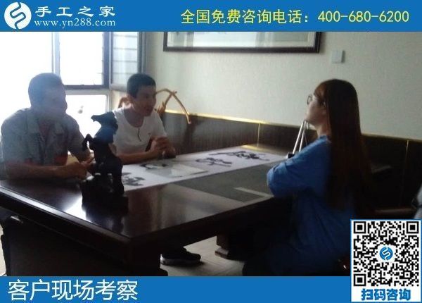 8月19日，手工活外發(fā)加工與珠繡個性化定制之間是這樣的關(guān)系，手工之家接待考察合作加工客戶剪影