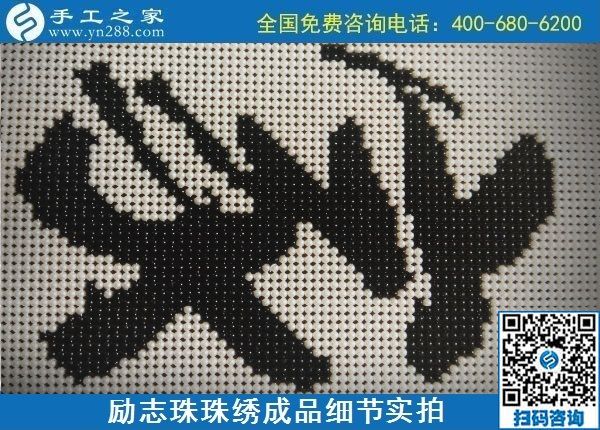 9月15日，想在家做手工活掙錢(qián)，越來(lái)越多的人選擇這個(gè)可以寄到家做的手工活，勵(lì)志珠珠繡成品細(xì)節(jié)實(shí)拍