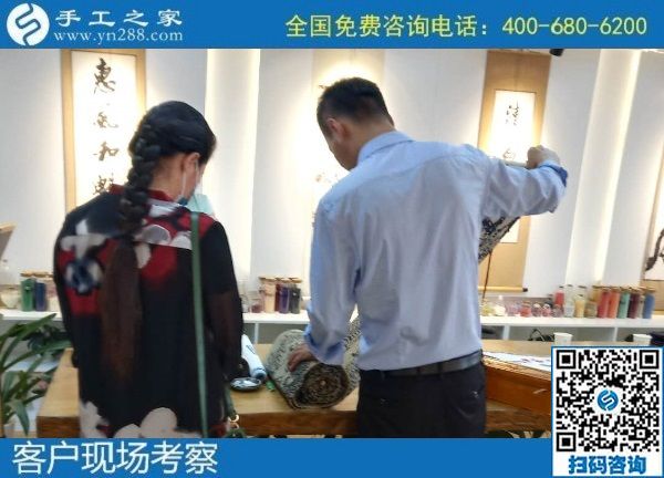 9月21日，純手工活外發(fā)加工項目，是不是正規(guī)管回收的手工活，要這樣判斷，手工之家接待考察合作加工客戶剪影