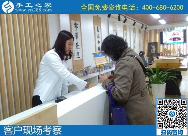 10月15日，在家做手工活加工，把手工活拿回家做是居家掙錢的好方法，手工之家接待考察加工客戶剪影